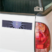 Paarse Ruimte Bumpersticker (Op Truck)