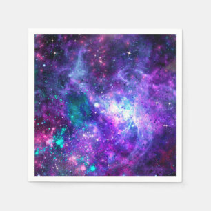 Paarse Ruimte Sterrenstelsel Kosmische Ruimige Tur Servet
