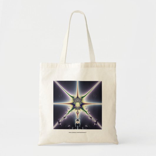 Paarse Ruimte Tote Bag (Voorkant)