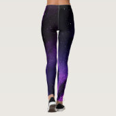 Paarse ruimteas leggings (Achterkant)