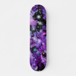 Paarse ruimtevernevelaar Stars 7 3/4-inch skateboa Skateboard