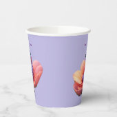 Paarse rups papieren bekers (Links)