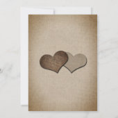 Paarse rustieke land zonnebloem bruiloft save the date (Achterkant)