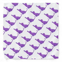 Paarse Sandstone Custom Cat Design Bandana