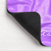 Paarse Satin - Computer Mousepad Muismat (Hoek)
