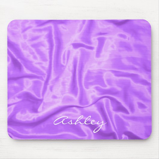 Paarse Satin - Computer Mousepad Muismat (Voorkant)