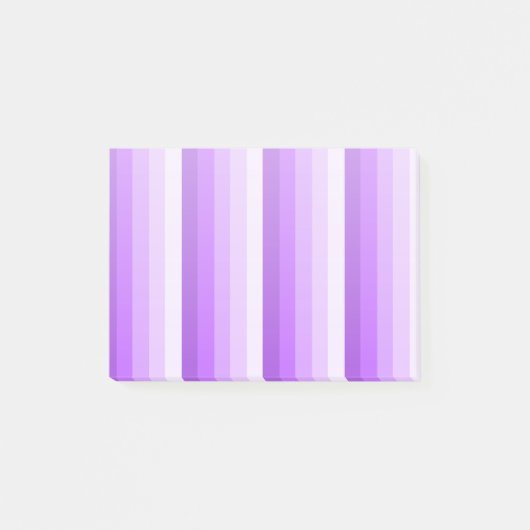 Paarse schaduwstrepen post-it® notes (Voorkant)