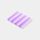 Paarse schaduwstrepen post-it® notes (Schuin)