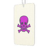 Paarse Schedel auto luchtverfrisser (Links)