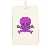 Paarse Schedel auto luchtverfrisser (Achterkant)