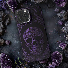 Paarse schedel iPhone 13 pro max hoesje