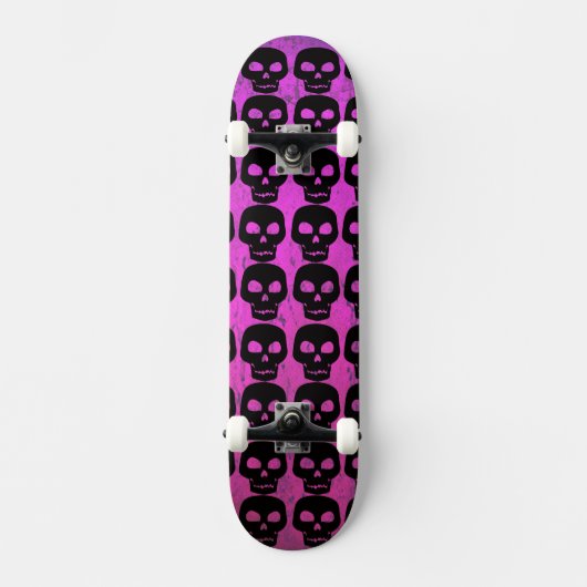 Paarse schedel skateboard (Voorkant)