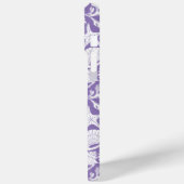Paarse schelpen gepersonaliseerde Case-Mate iPhone Case (Achterkant / Links)