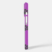 Paarse schilderafdrukken Case-Mate iPhone case (Achterkant / Links)