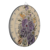 Paarse schoonheid dartbord (Voorkant Links)