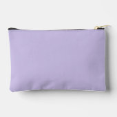 Paarse scriptnaam Minimal Modern Travel Cosmetic Etui (Achterkant)