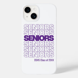 Paarse senior managers Case-Mate iPhone 14 hoesje