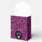 Paarse Sequins Bedankdoosjes (Geopend)