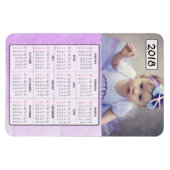 Paarse serie 2018: Fotokalender Magnet Magneet (Horizontaal)