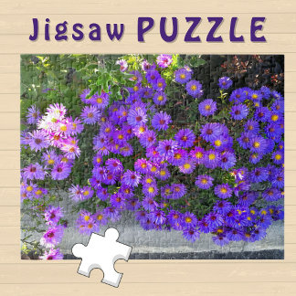 Paarse Sering aesthetische Bloemen Foto Legpuzzel