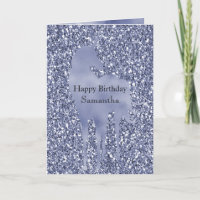 Paarse Sering Glitter Eenhoorn Persoonlijk