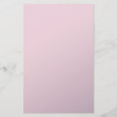 Paarse Sering Personalized Briefpapier (Achterkant)
