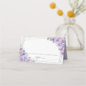 Paarse Seringbloem Bruiloft Bridal Shower Quince (Achterkant)