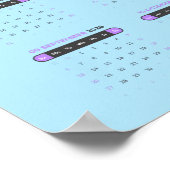 Paarse Seringe Muurkalender 2026 Poster (Hoek)