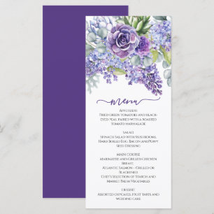 Paarse Seringen & Succulenten, Eucalyptus DIY Brui Menu