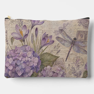 Paarse Shabby Chic Hortensia's Etui