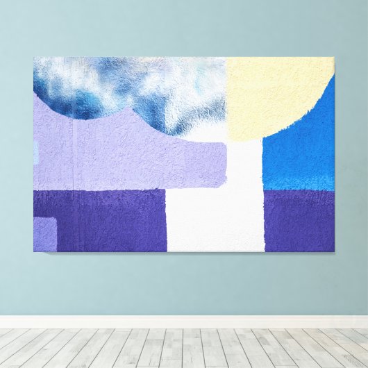 Paarse Shades Canvas Afdruk (Insitu (Houten vloer))