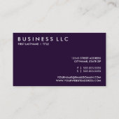 PAARSE SHADES VISITEKAARTJE (Achterkant)