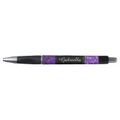 Paarse Shimmer Personalizeerde Emmy Style Ink Pen (Voorkant)