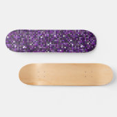 Paarse Shimmer Skateboard (Horizontaal)