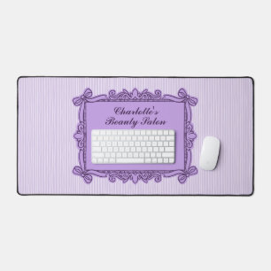 Paarse Sierlijke Boog Frame Salon Bureaumat