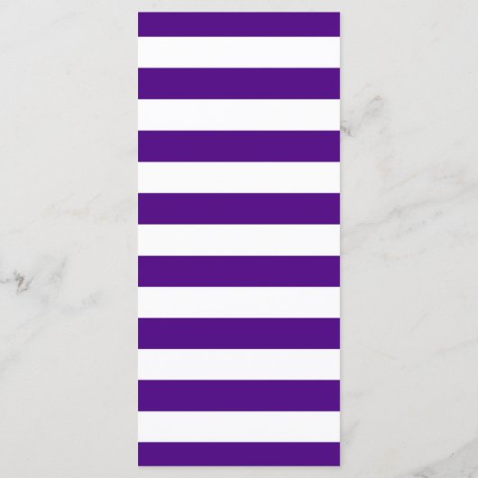 Paarse Silver-menukaart Programma (Achterkant)