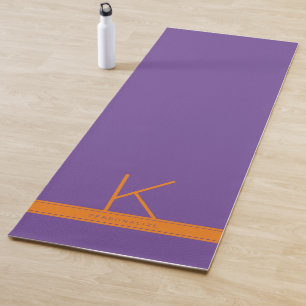 Paarse Sinaasappel kiest uw schoolkleuren aan Yogamat