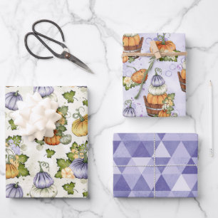PAARSE SINAASAPPEL WITTE HERFST POMPOENEN INPAKPAPIER VEL