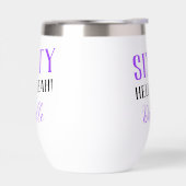 Paarse Sixty Hell Yeah Gepersonaliseerde 60ste Ver (Links)