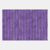 Paarse Skulls en Sunflower Series Design 5 Inpakpapier Vel (Voorkant)