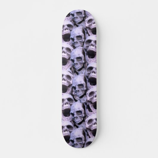Paarse Skulls Skateboard (Voorkant)