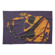 Paarse Skulls Wings of Butterflys