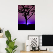 Paarse Sky Poster (Thuiskantoor)