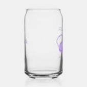 Paarse Slaapmasker Bachelorette Slaapfeestje Blikvorm Glas (Rechts)
