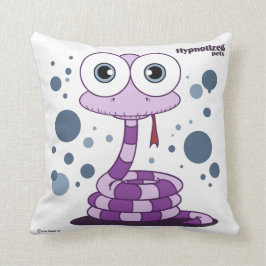 Paarse slang Polyester Sierkussen 16 x 16 inch