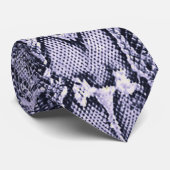 Paarse slangDierenafdrukken Stropdas (Opgerold)