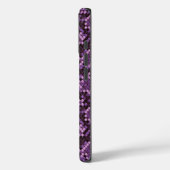 Paarse slangenprint Case-Mate iPhone case (Achterkant / Links)