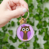 Paarse Sleutelhanger (Hand)