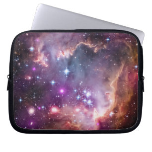 Paarse Small Magellanic Cloud Laptop Sleeve