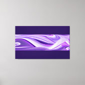 Paarse sneeuwdromen, Abstracte Fantastische regenb Canvas Afdruk (Voorkant)